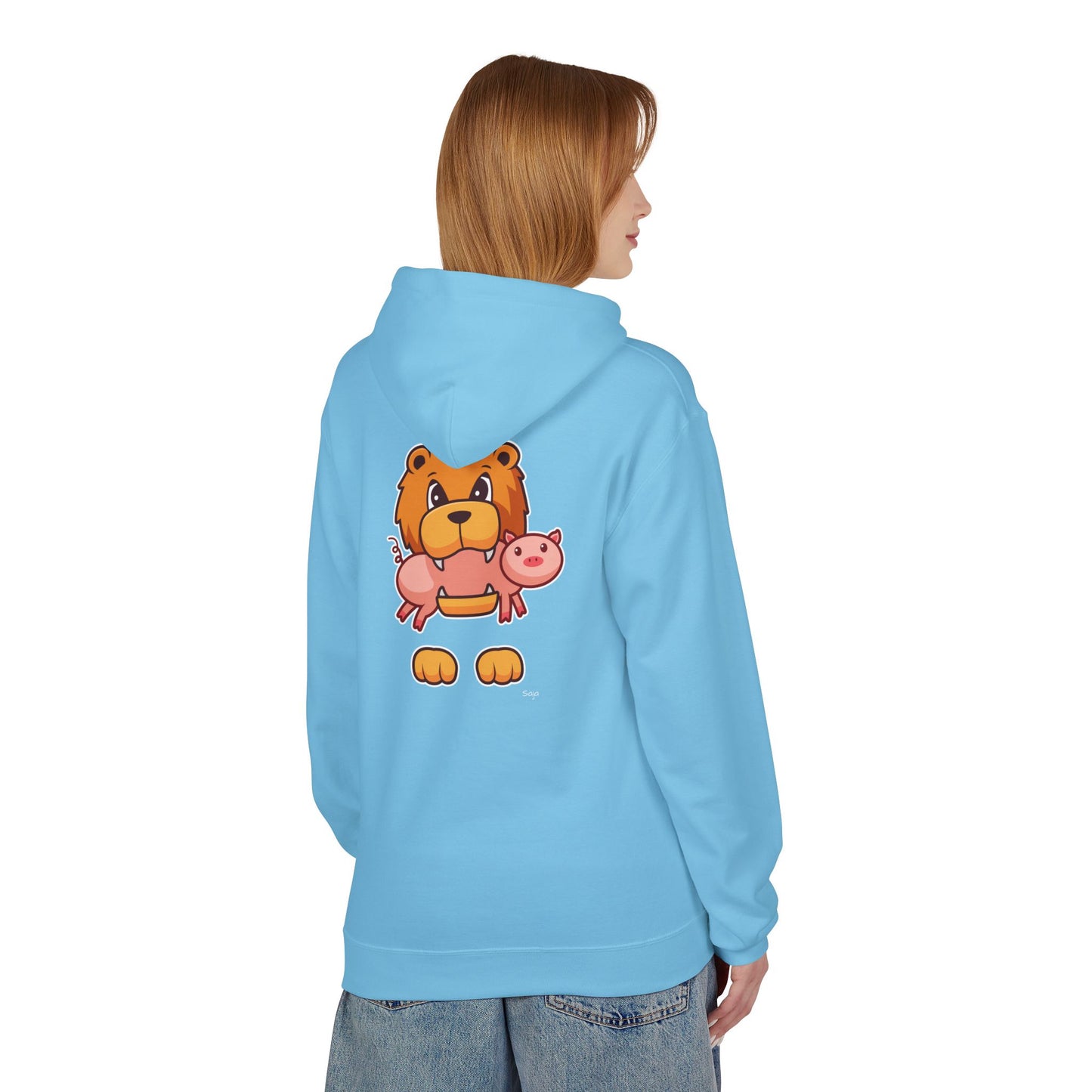 Saja & Joke Ball - Signature Color - Unisex Midweight Softstyle Fleece Hoodie