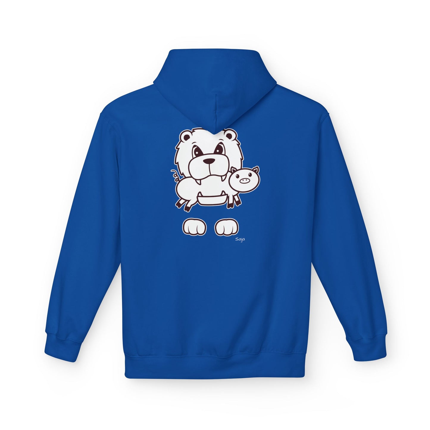 Saja & Joke Ball - B/W - Unisex Midweight Softstyle Fleece Hoodie
