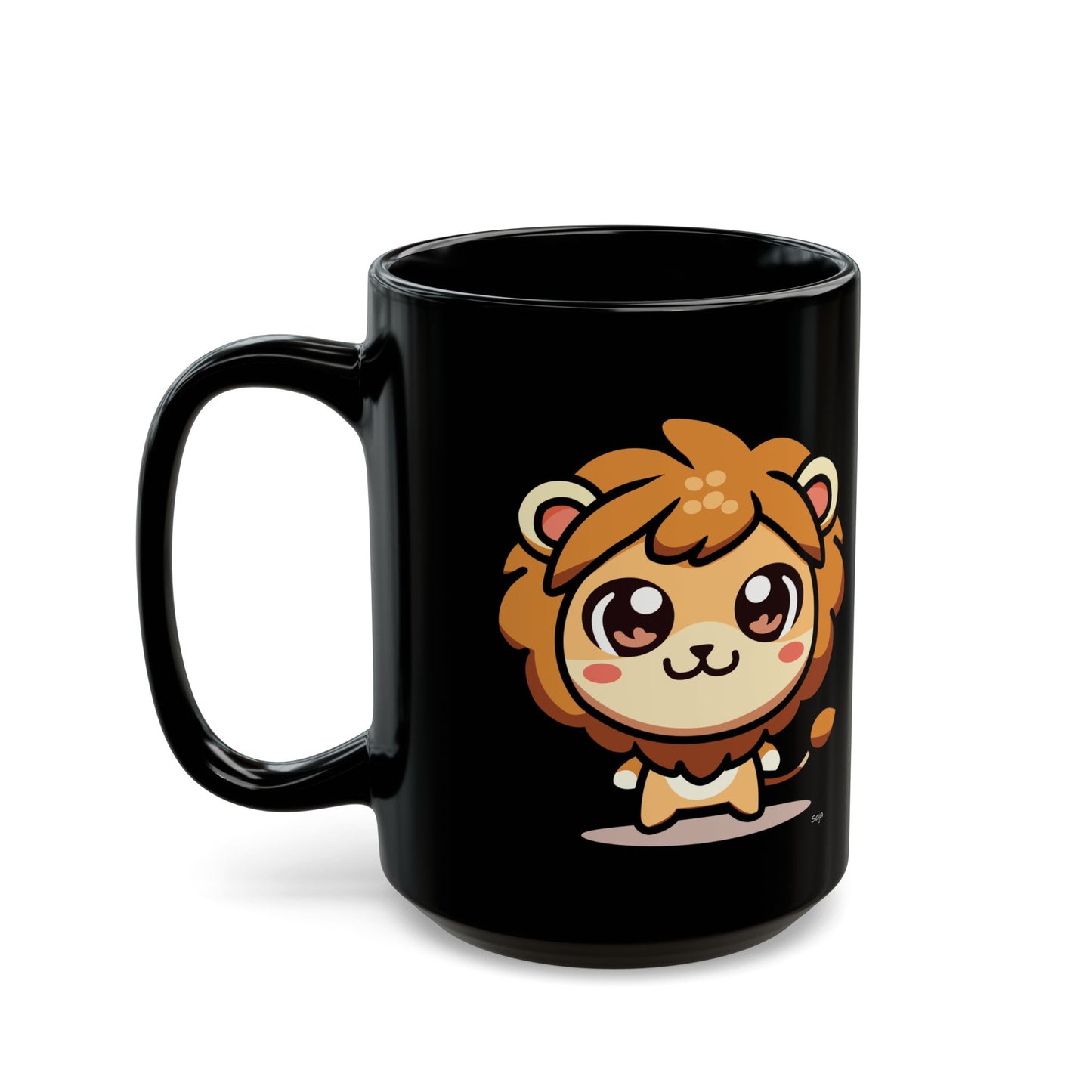 Saja - Chibi Form - Black Mug (15oz)