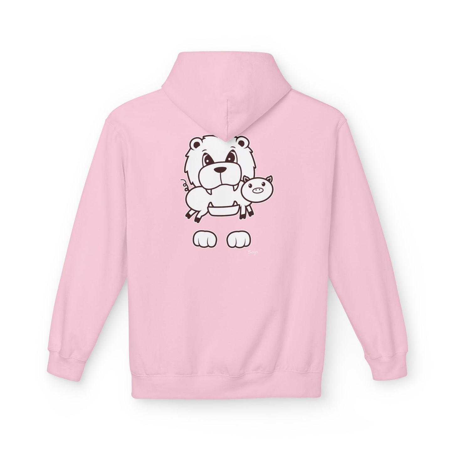 Saja & Joke Ball - B/W - Unisex Midweight Softstyle Fleece Hoodie