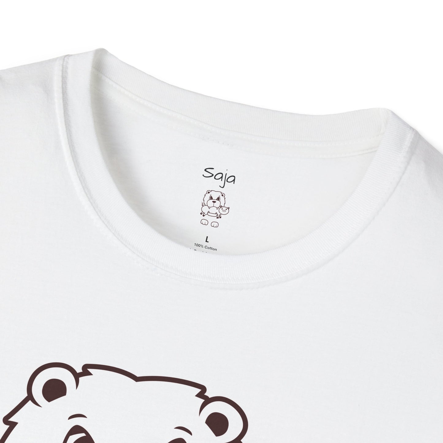 Saja & Joke Ball - B/W - Unisex Softstyle T-Shirt