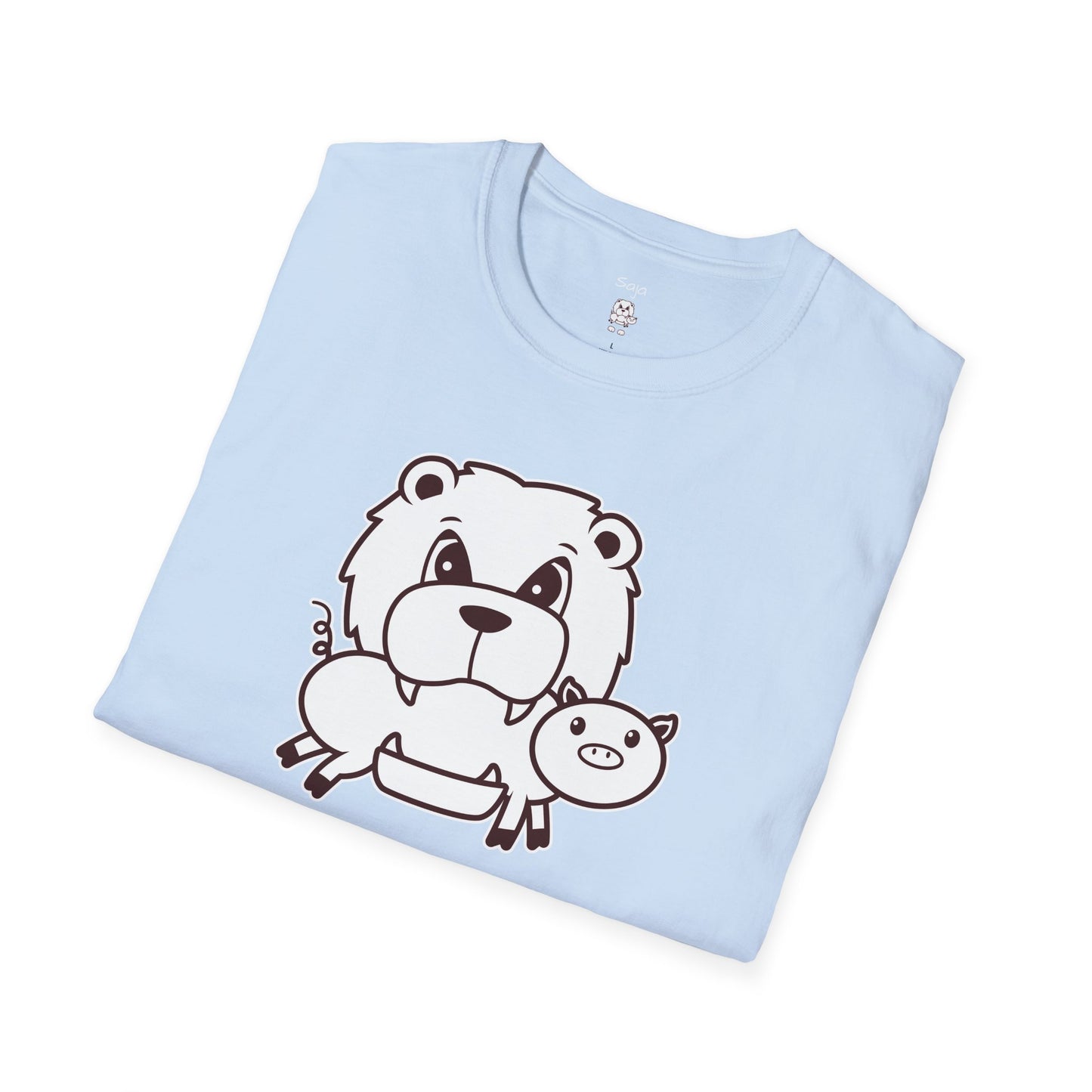 Saja & Joke Ball - B/W - Unisex Softstyle T-Shirt