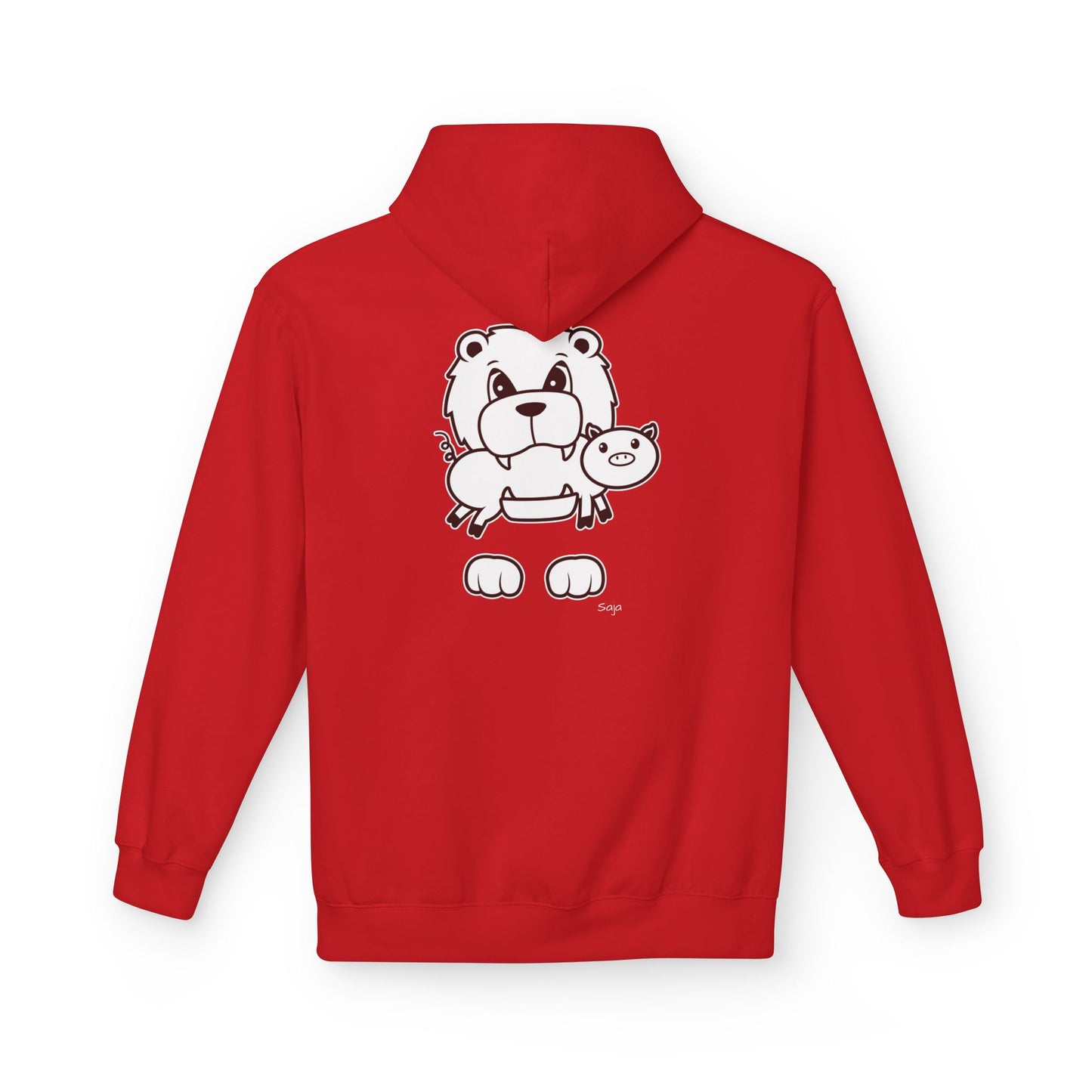 Saja & Joke Ball - B/W - Unisex Midweight Softstyle Fleece Hoodie