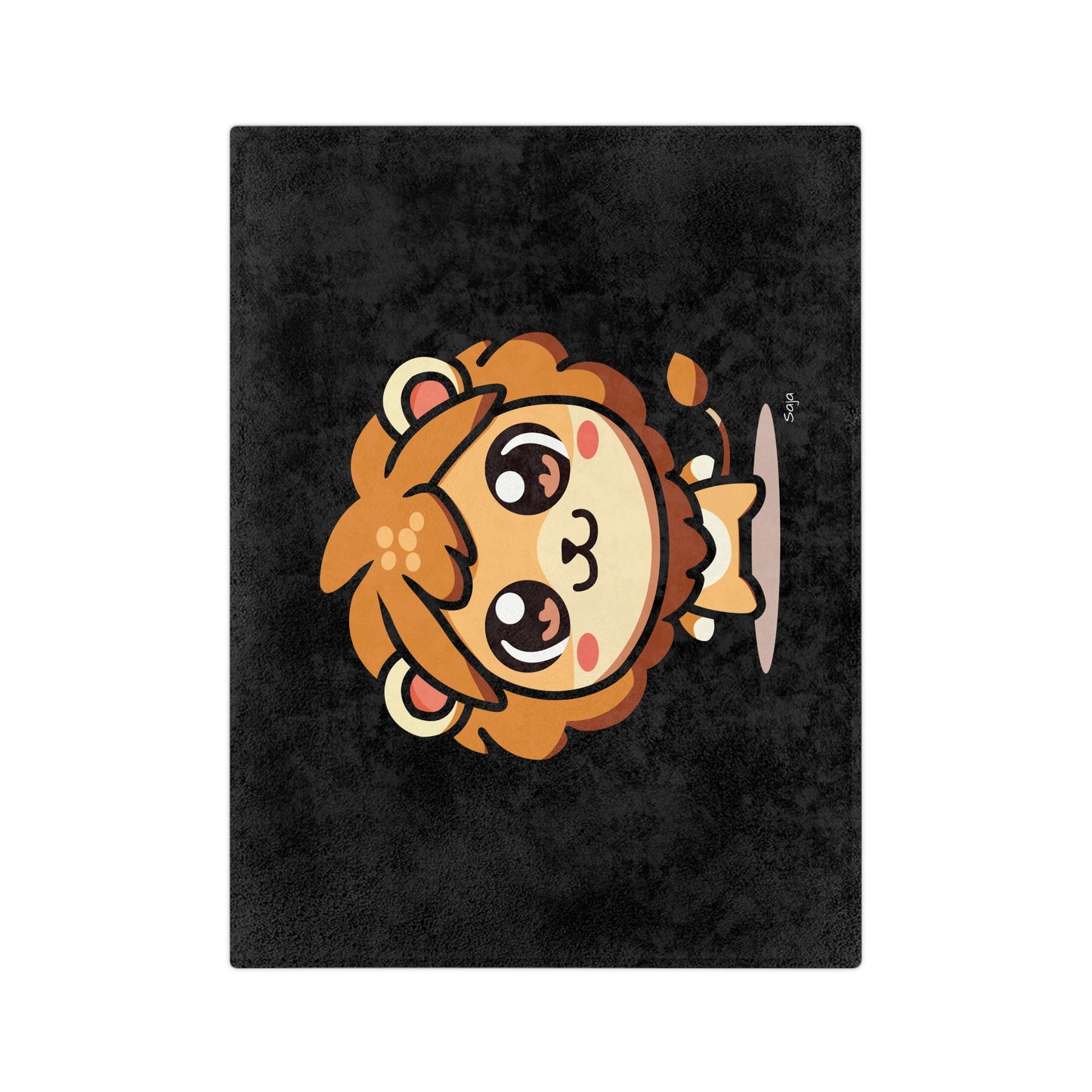Saja - Chibi Form - Velveteen Microfiber Blanket
