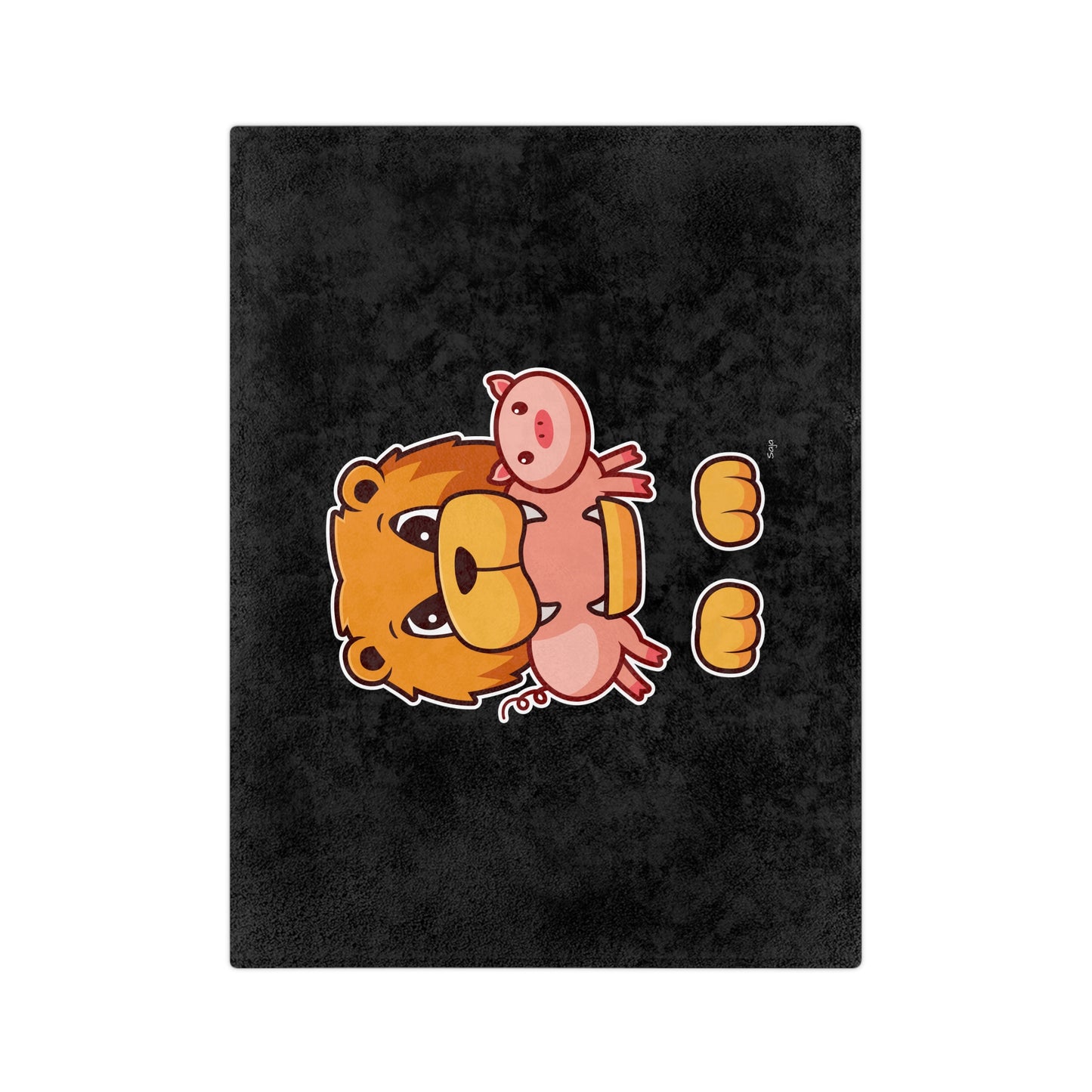 Saja & Joke Ball - Signature Color - Velveteen Microfiber Blanket
