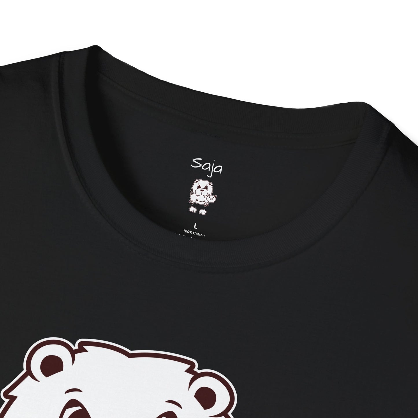 Saja & Joke Ball - B/W - Unisex Softstyle T-Shirt