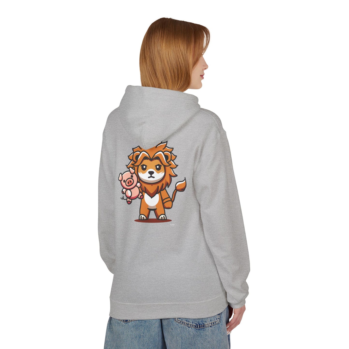 Saja & Joke Ball - Yeou Form - Unisex Midweight Softstyle Fleece Hoodie