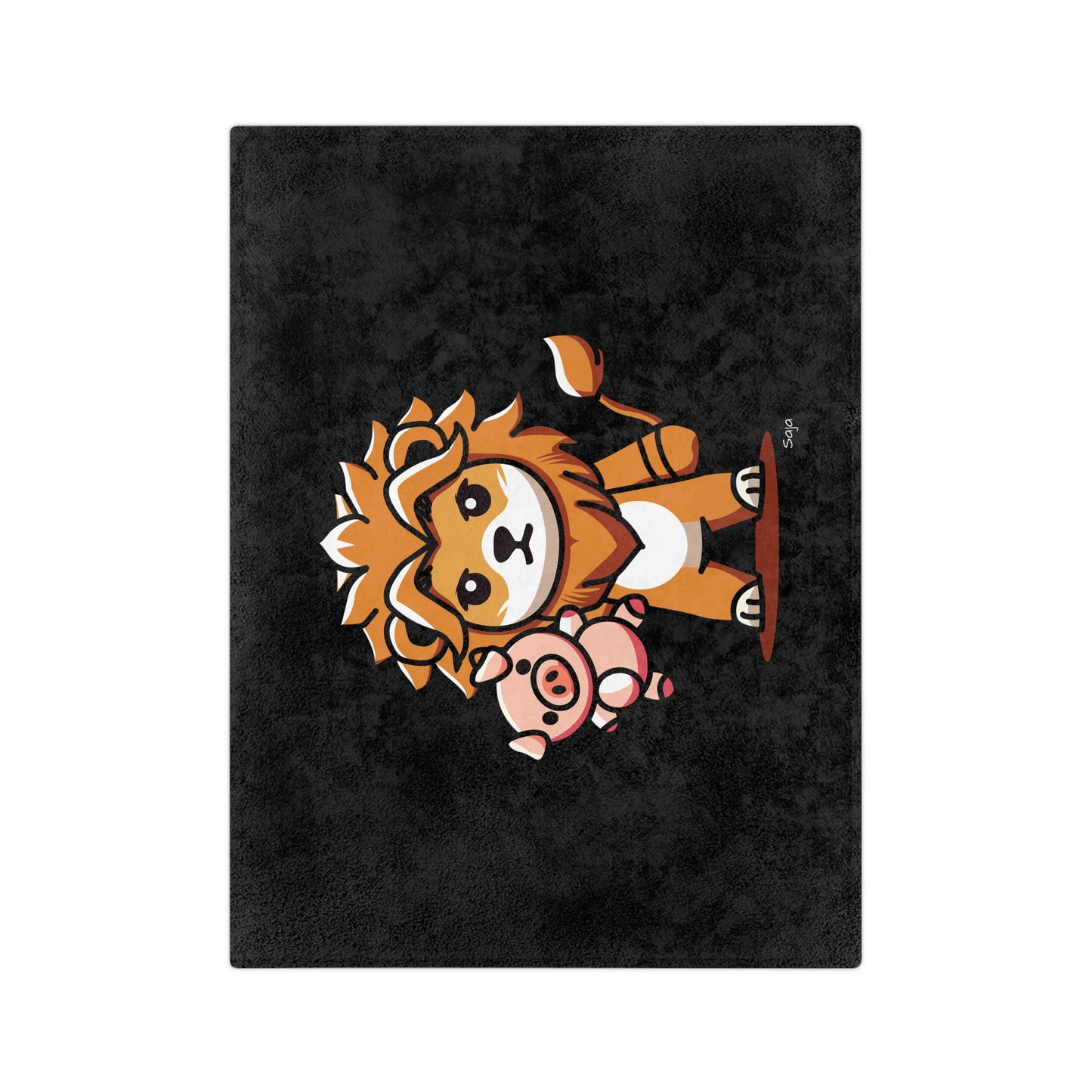 Saja & Joke Ball - Yeou Form - Velveteen Microfiber Blanket