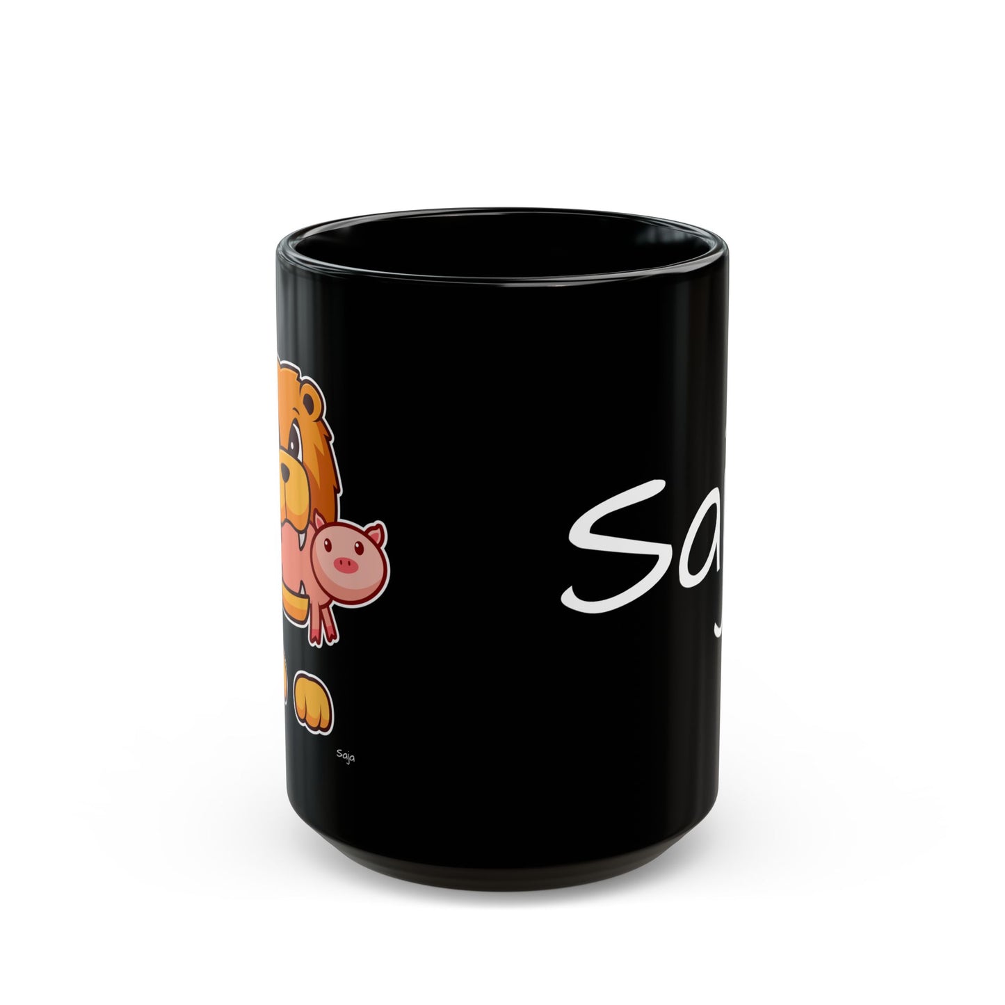 Saja & Joke Ball - Signature Color - Black Mug (15oz)