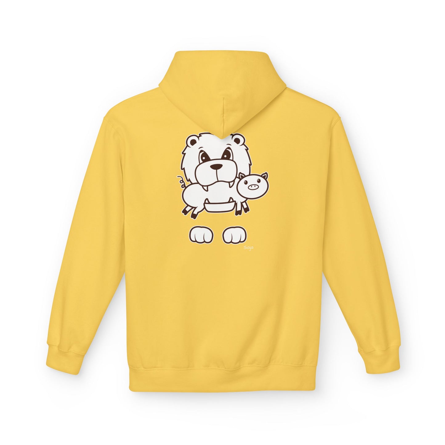 Saja & Joke Ball - B/W - Unisex Midweight Softstyle Fleece Hoodie
