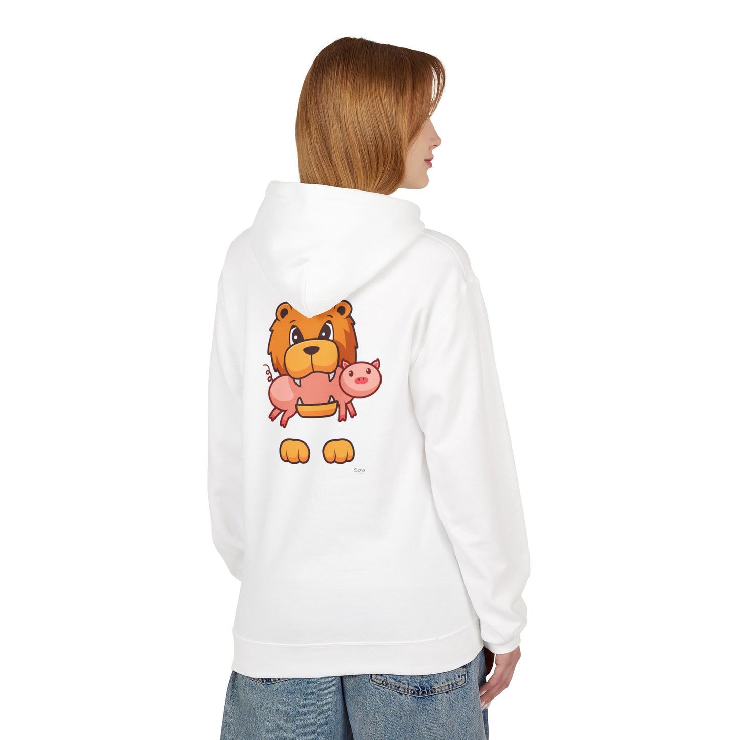 Saja & Joke Ball - Signature Color - Unisex Midweight Softstyle Fleece Hoodie
