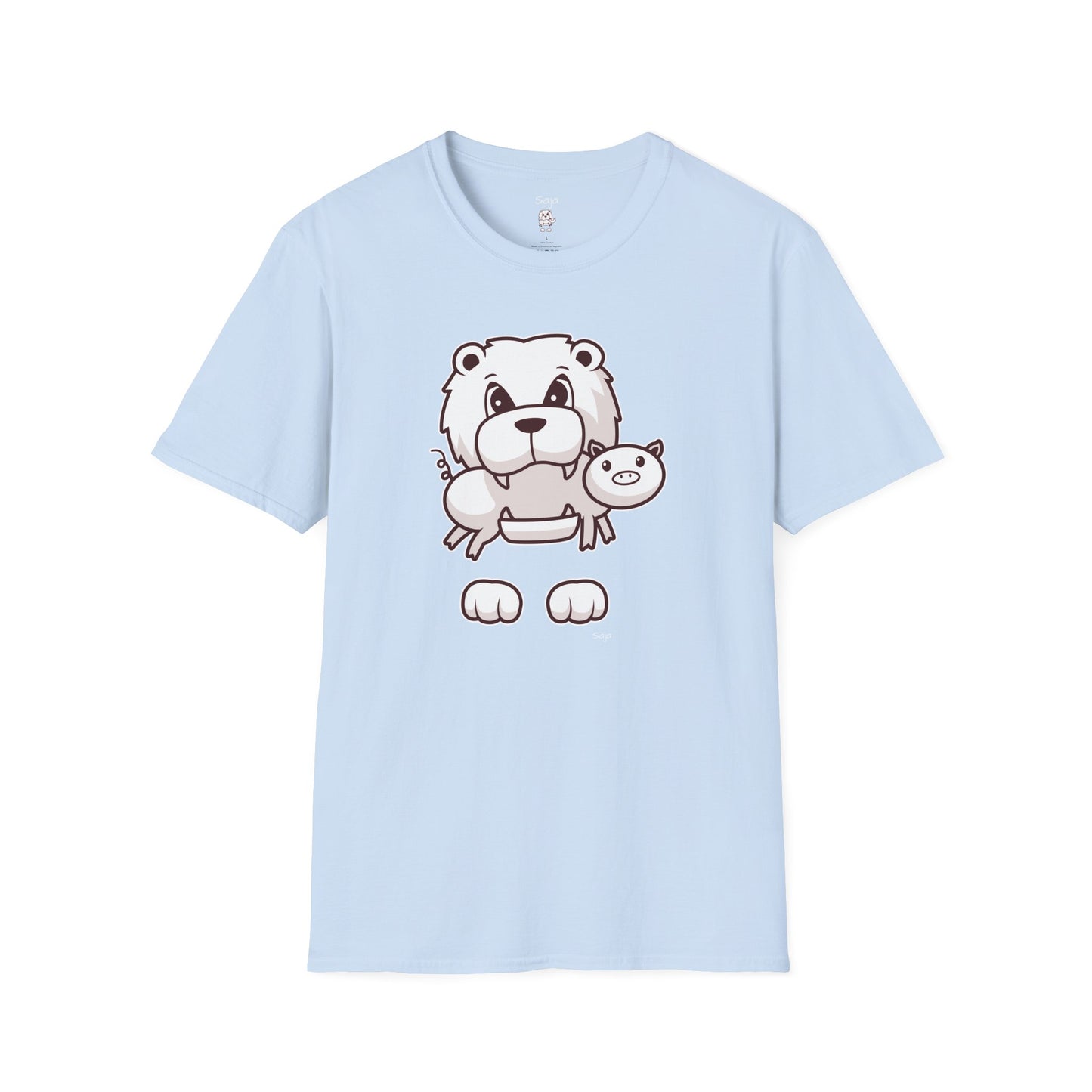 Saja & Joke Ball - B/W/S - Unisex Softstyle T-Shirt