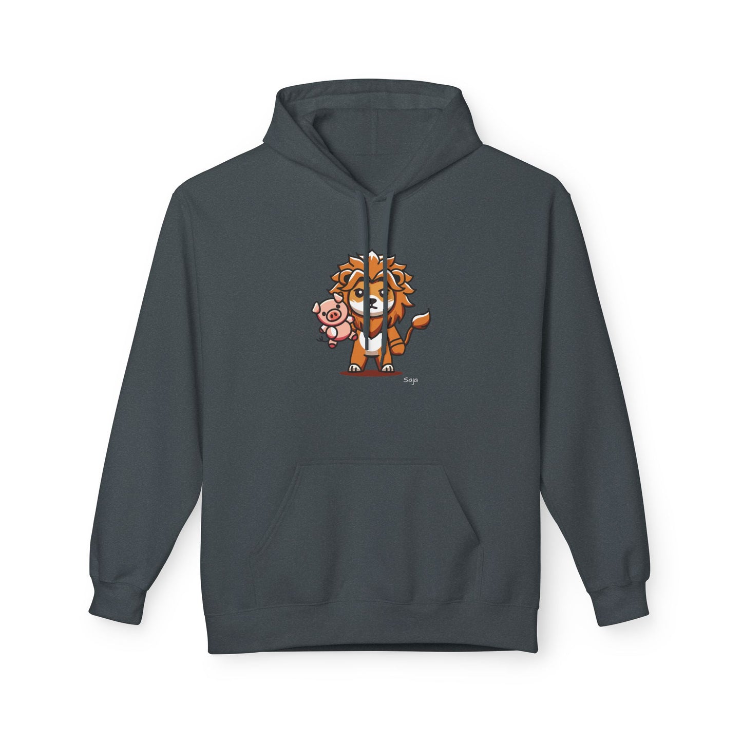 Saja & Joke Ball - Yeou Form - Unisex Midweight Softstyle Fleece Hoodie [Front]