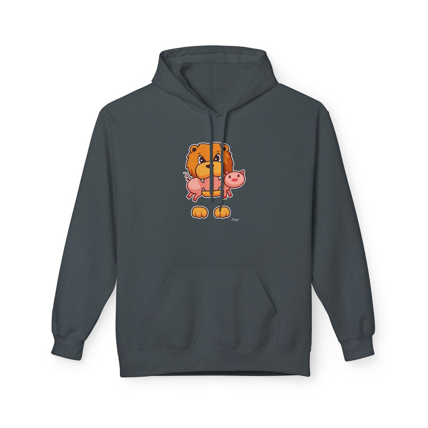 Saja & Joke Ball - Signature Color - Unisex Midweight Softstyle Fleece Hoodie [Front]