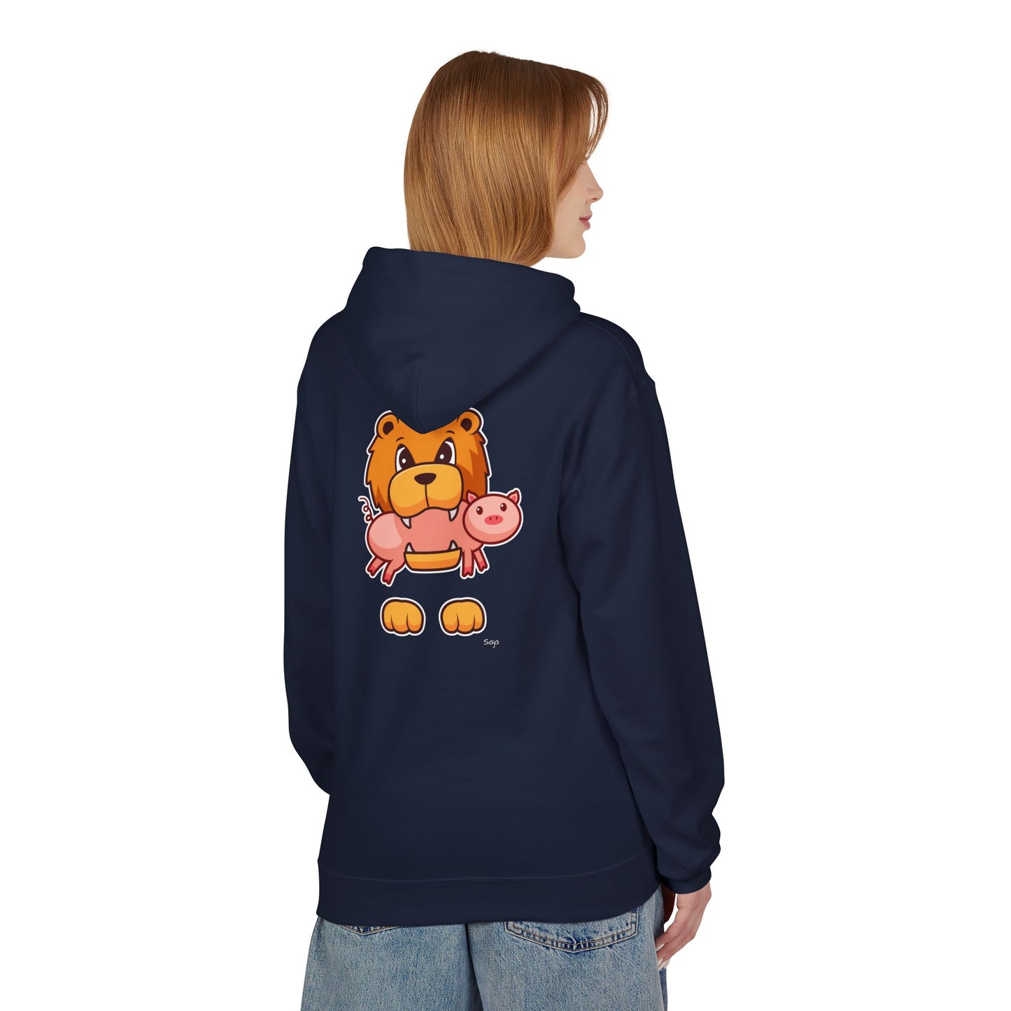 Saja & Joke Ball - Signature Color - Unisex Midweight Softstyle Fleece Hoodie