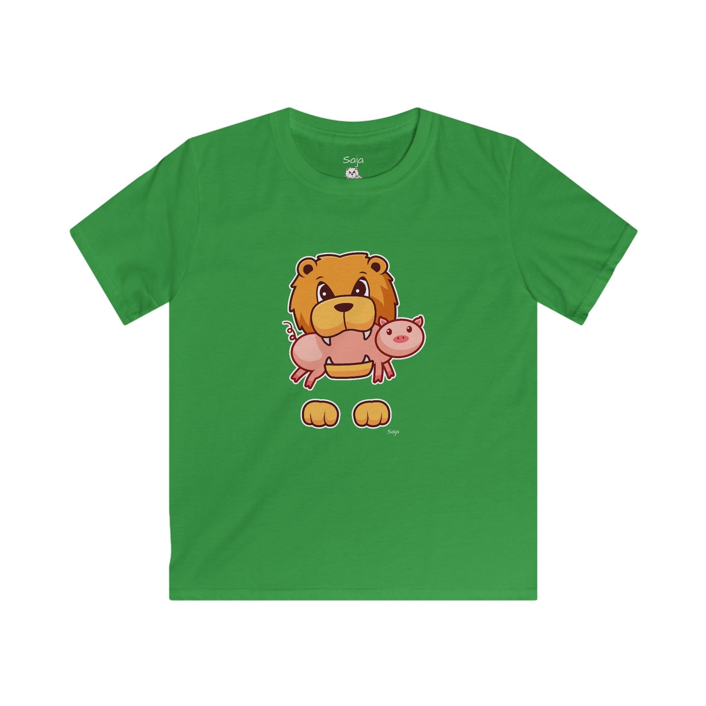 Saja & Joke Ball - Signature Color - Kids Softstyle Tee