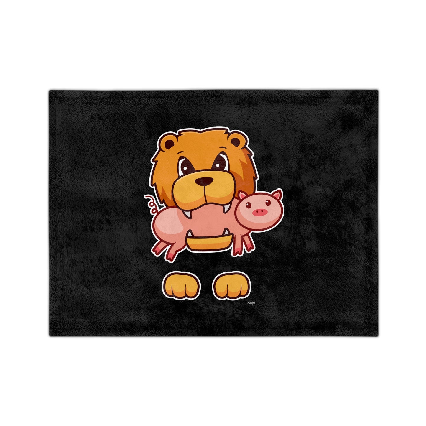 Saja & Joke Ball - Signature Color - Velveteen Microfiber Blanket