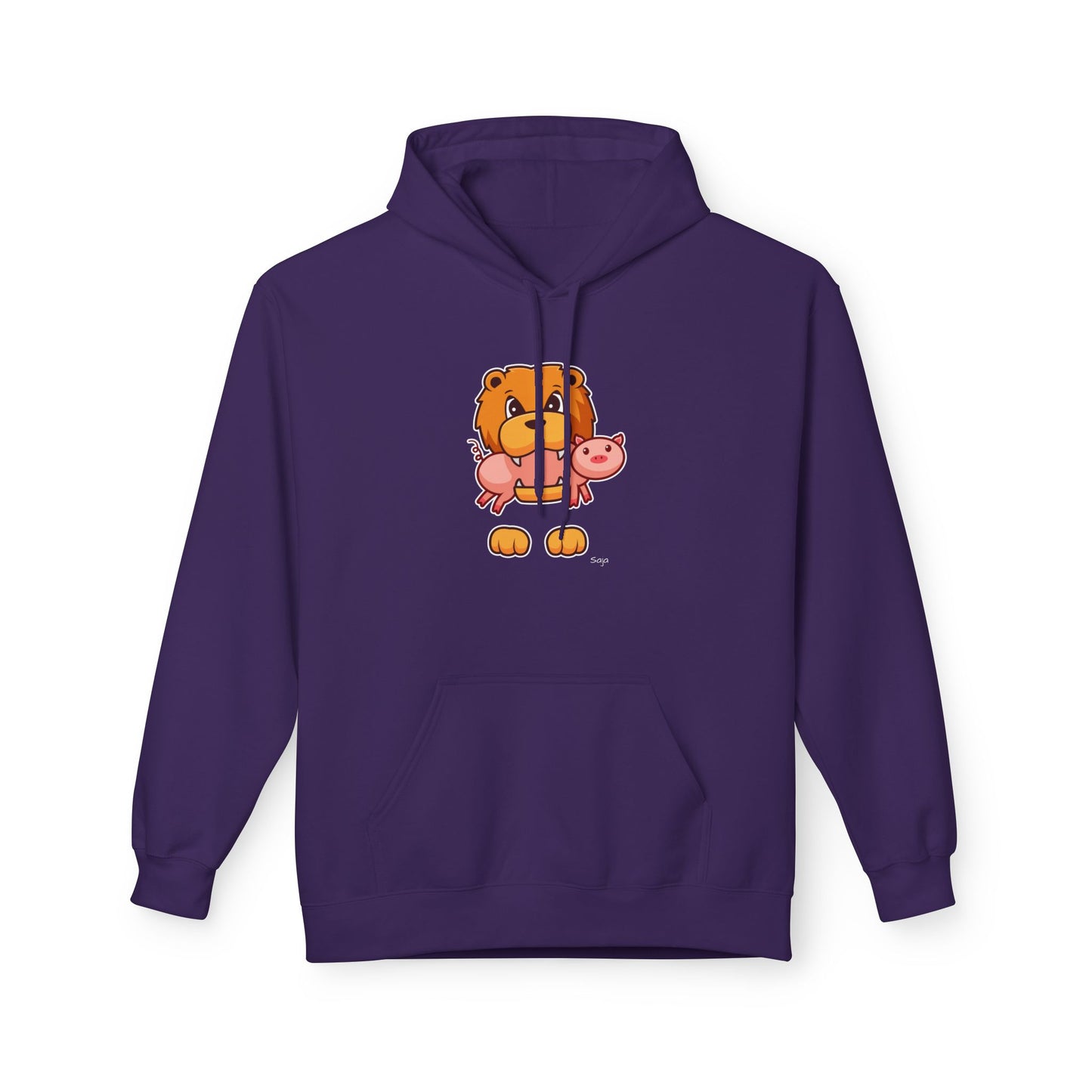 Saja & Joke Ball - Signature Color - Unisex Midweight Softstyle Fleece Hoodie [Front]