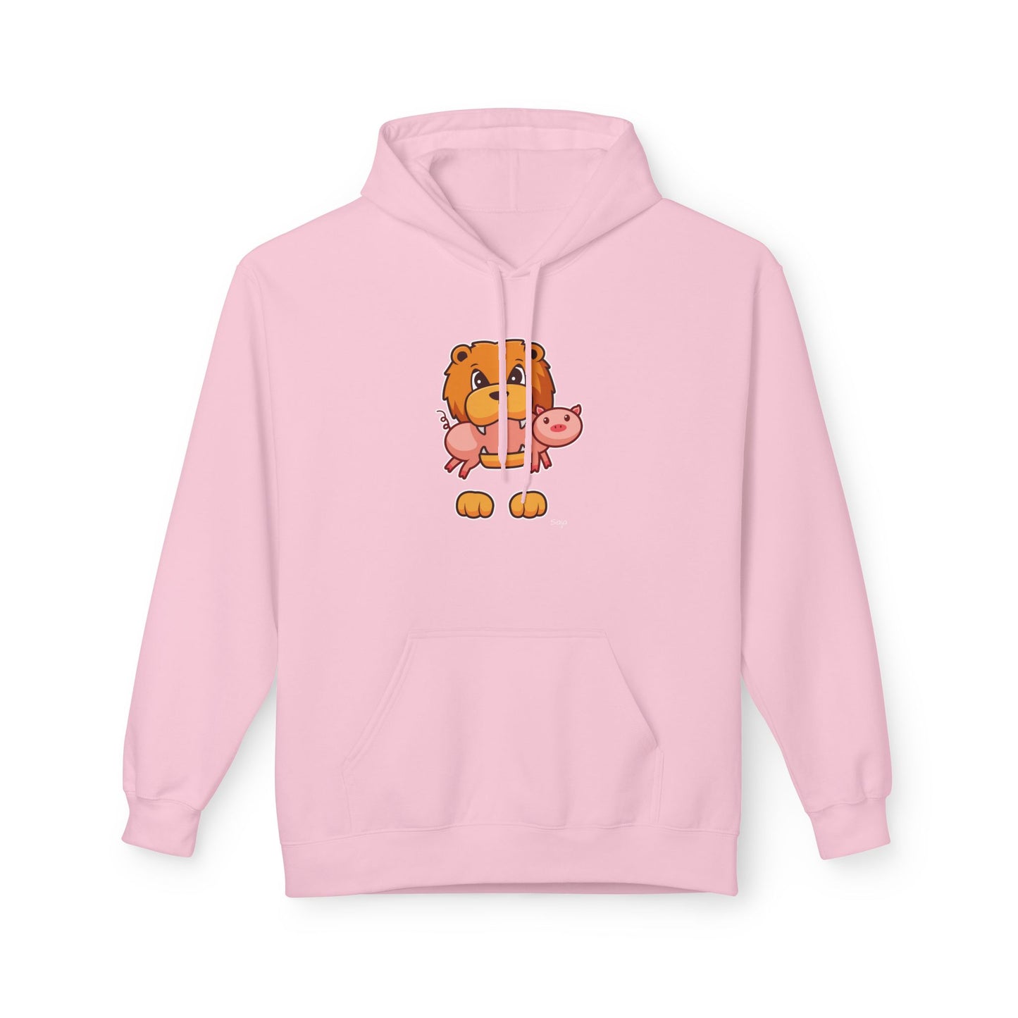 Saja & Joke Ball - Signature Color - Unisex Midweight Softstyle Fleece Hoodie [Front]