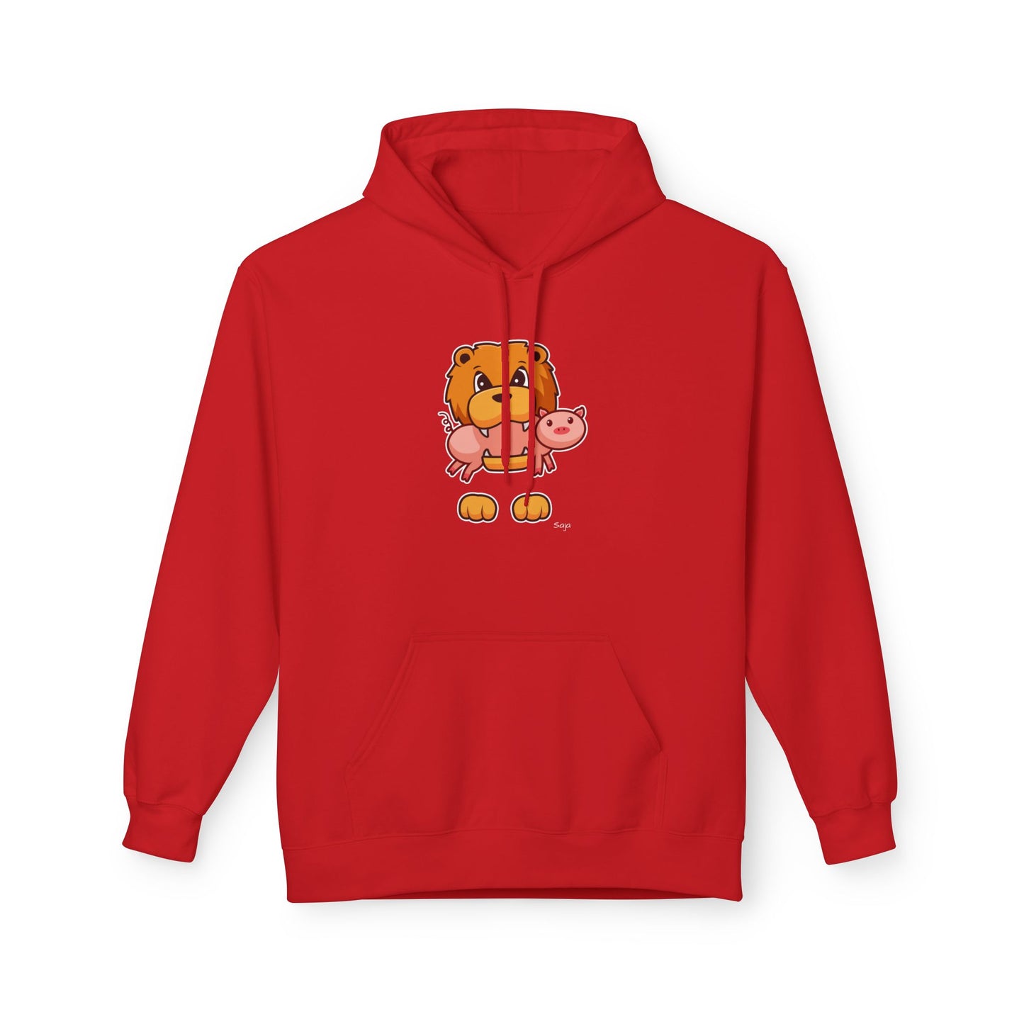 Saja & Joke Ball - Signature Color - Unisex Midweight Softstyle Fleece Hoodie [Front]