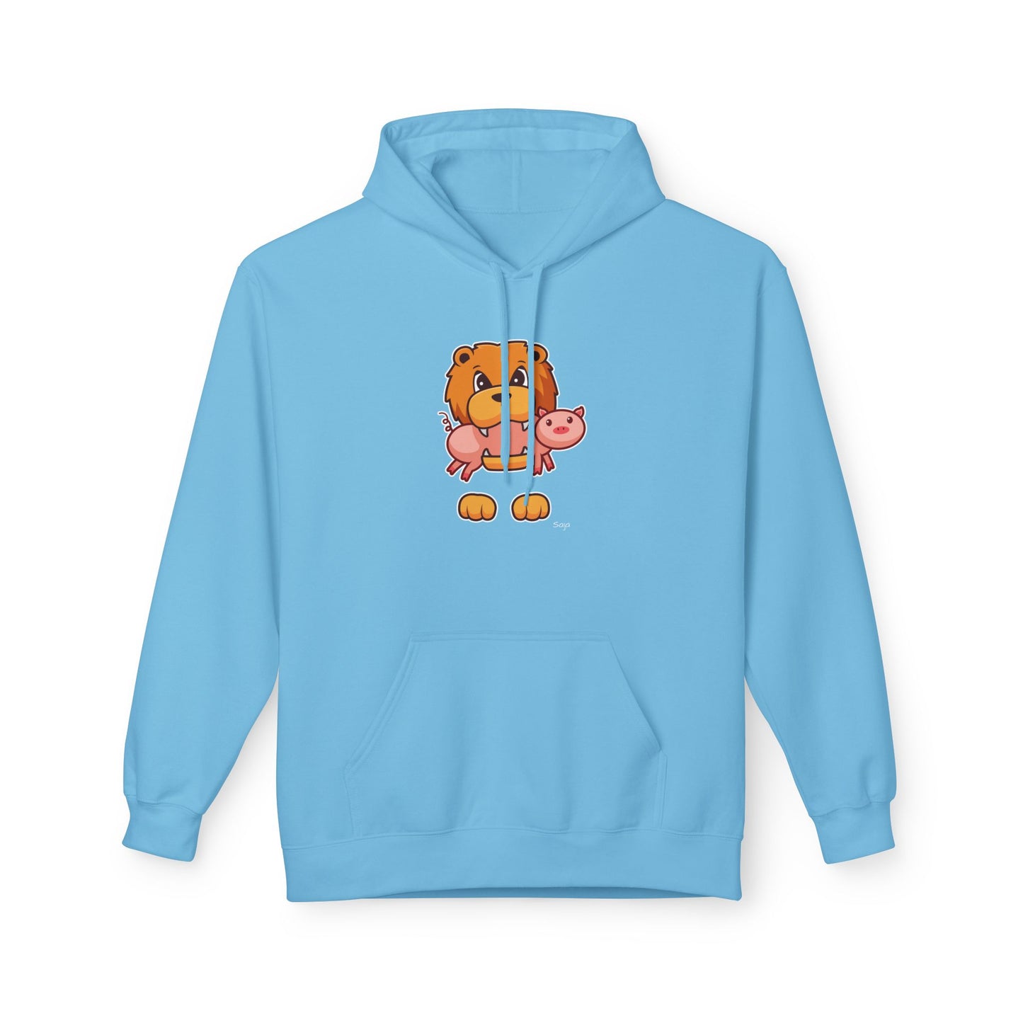 Saja & Joke Ball - Signature Color - Unisex Midweight Softstyle Fleece Hoodie [Front]