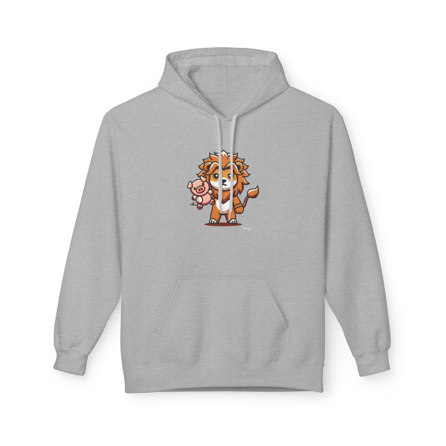 Saja & Joke Ball - Yeou Form - Unisex Midweight Softstyle Fleece Hoodie [Front]