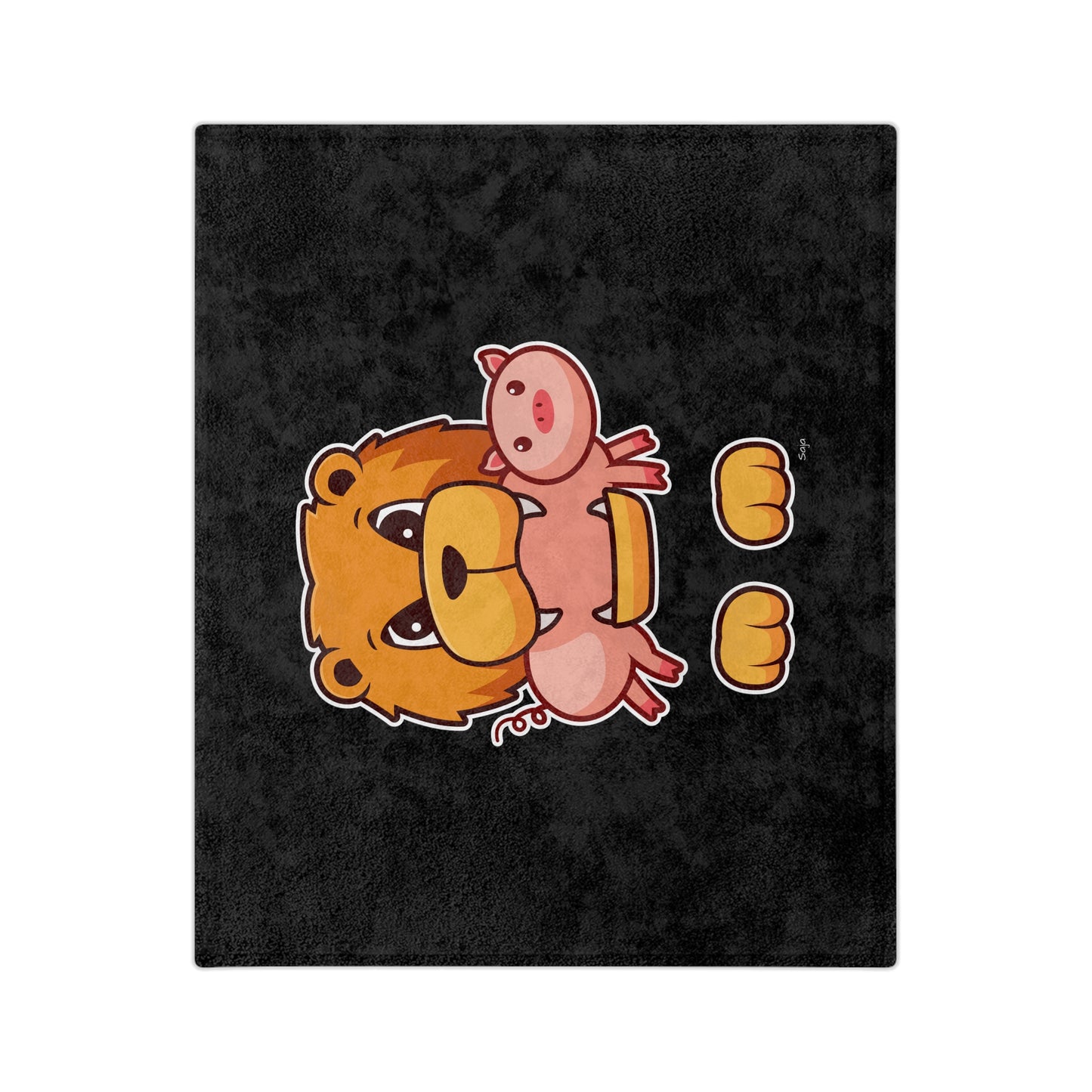 Saja & Joke Ball - Signature Color - Velveteen Microfiber Blanket