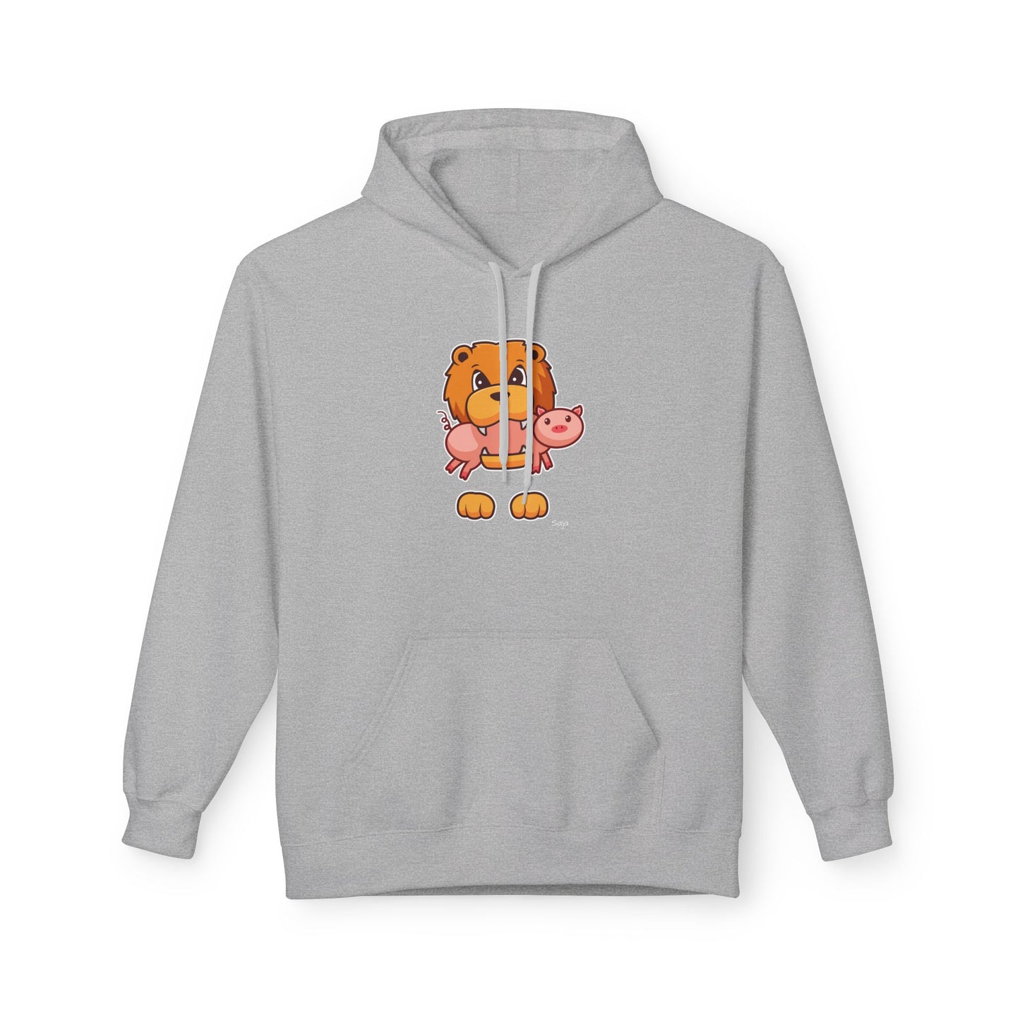 Saja & Joke Ball - Signature Color - Unisex Midweight Softstyle Fleece Hoodie [Front]