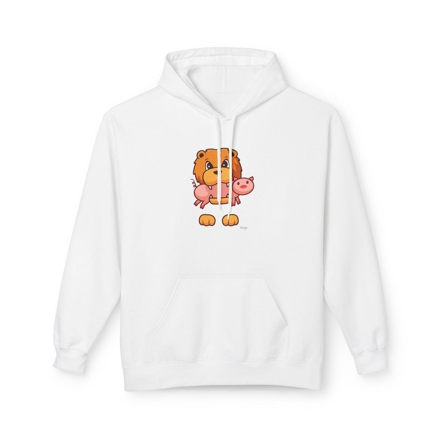Saja & Joke Ball - Signature Color - Unisex Midweight Softstyle Fleece Hoodie [Front]