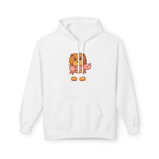 Saja & Joke Ball - Signature Color - Unisex Midweight Softstyle Fleece Hoodie [Front]
