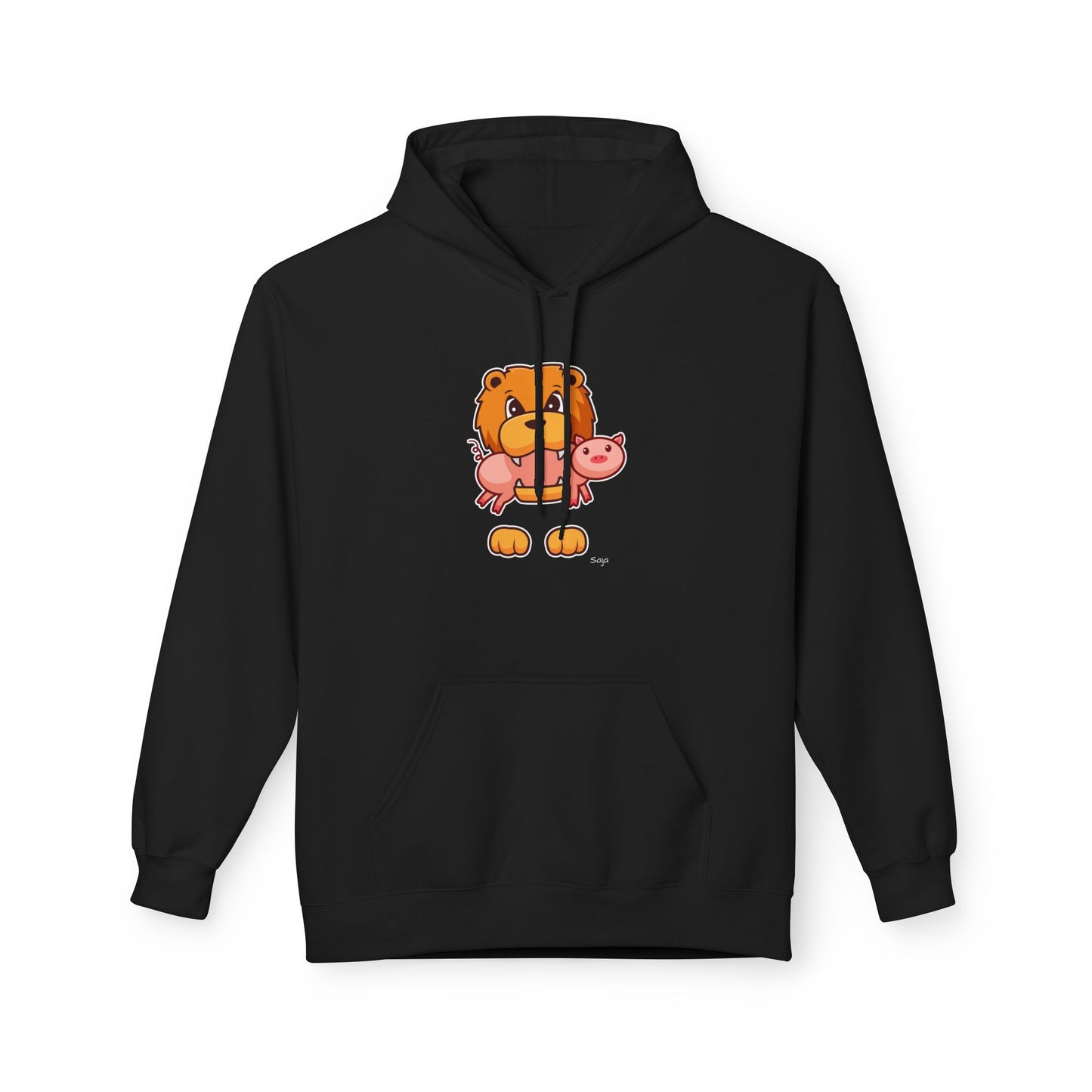 Saja & Joke Ball - Signature Color - Unisex Midweight Softstyle Fleece Hoodie [Front]