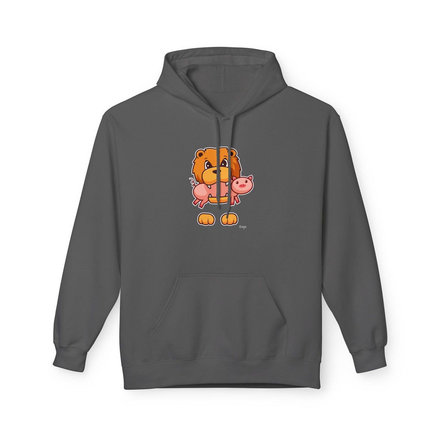 Saja & Joke Ball - Signature Color - Unisex Midweight Softstyle Fleece Hoodie [Front]