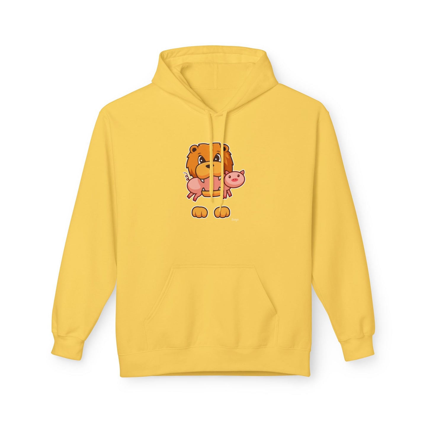 Saja & Joke Ball - Signature Color - Unisex Midweight Softstyle Fleece Hoodie [Front]