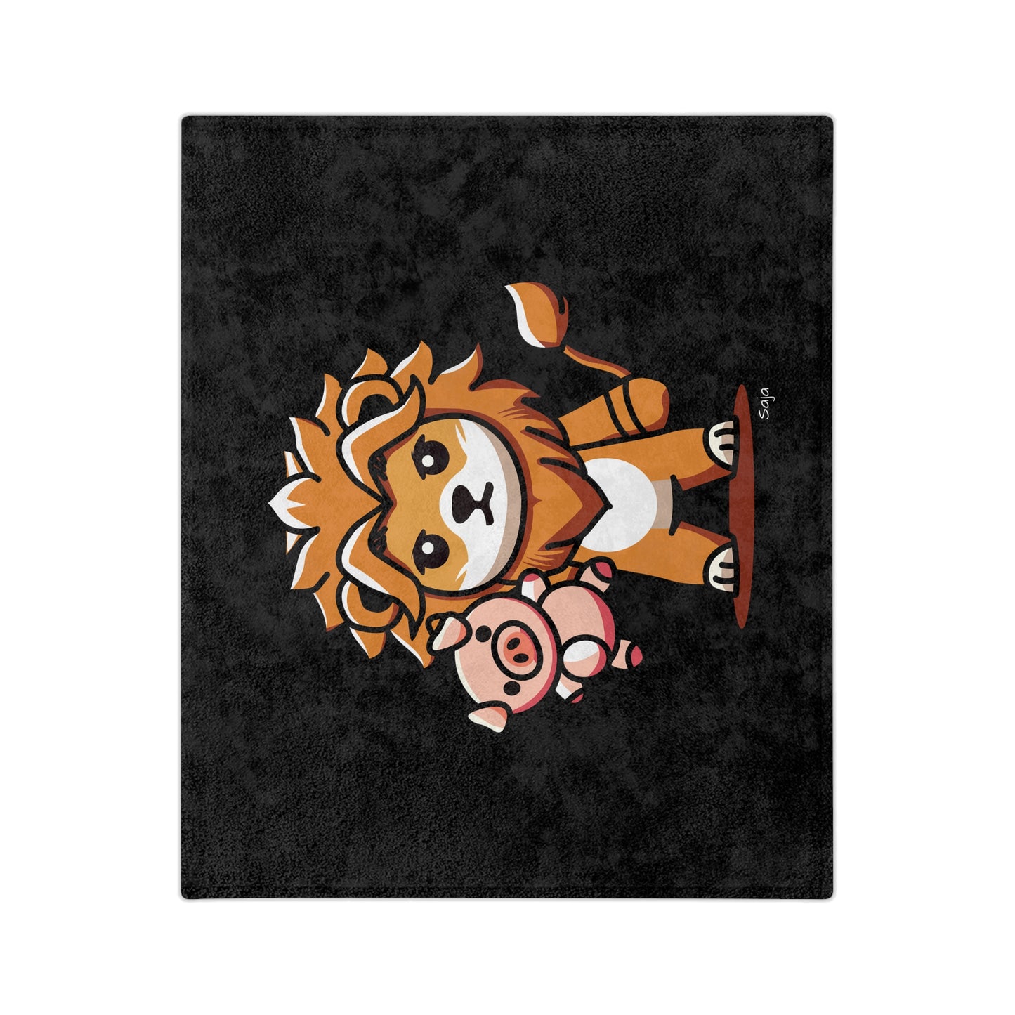 Saja & Joke Ball - Yeou Form - Velveteen Microfiber Blanket