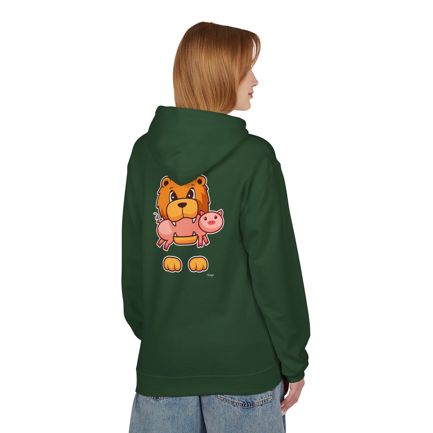 Saja & Joke Ball - Signature Color - Unisex Midweight Softstyle Fleece Hoodie
